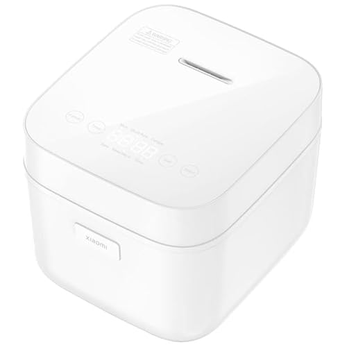 Xiaomi Multifunktionaler Reiskocher, elektrischer Reiskocher, 1,5 l, Reiskocher, Programmierung der Zubereitungszeit, eingebaute Temperatursensoren, Weiß