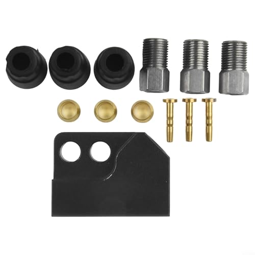 ComfyHarbor 1 Set Bremskabel-Adapter-Set, verbinden Sie die Bremsen Ihres Fahrrads effizient mit unseren hydraulischen Kabel-T-Adapter-Lösungen (vorne)