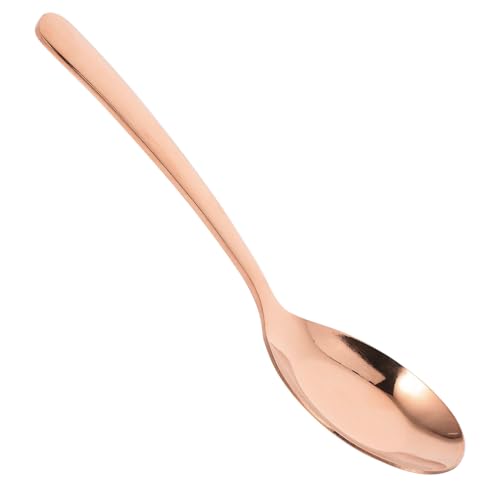 GARVALON Komisch Großer Löffel Esslöffel Aus Edelstahl Große Servierlöffel Für Buffet Und Küche Satz Mit Kleinen Löffeln