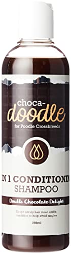 Choca-Doodle 2-in-1 Schokoladenduft Pflegeshampoo & Conditioner für Pudel-Kreuzrassen, 250 ml