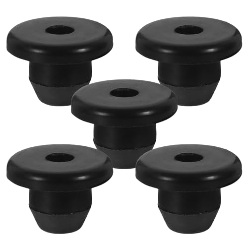 ULTECHNOVO 5Er-Pack 8-Mm-Wagenheber Reparatur Hydraulischer Wagenheber, Ölstopfen Gummi Zubehör Universal Schwarz Flaschenheber Gummi Öl Einfüllstopfen