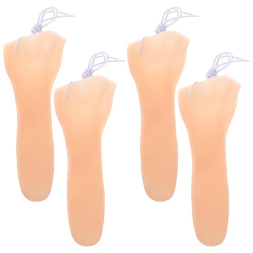 JOINPAYA 4 Stück Lange Latex-Nase Für Halloween Cosplay Künstliche Nase Kostümzubehör Erwachsene Prothetische Nase Partyzubehör