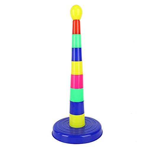 Säulen mit Ringen, Ring Toss Game Toys Parent Child Interactive Game, Farbenfrohe Säulen und Ringe Zum Lustigen Spiel, Entwickeln Sie Hand-Auge-Koordination, Ideal für