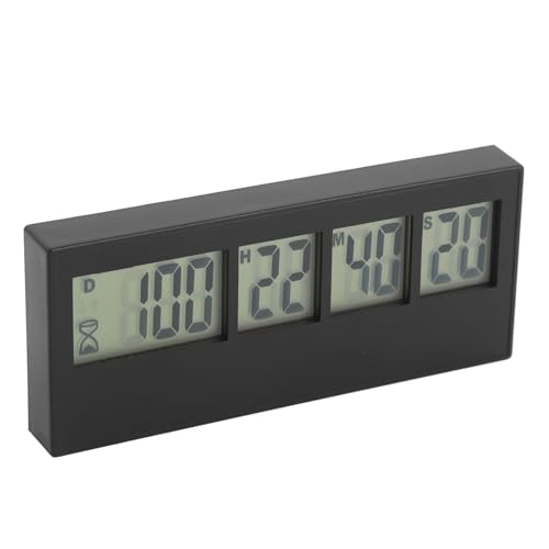 Digitale Countdown-Uhr, 999 Tage, Countdown-Uhr, großer Bildschirm, stilvoll, einfach einzustellen, Countdown-Tage, Timer für Hochzeit, Urlaub, Jahrestag, Test