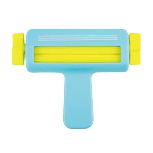 OYIWONMI Crimper Papier Papier Crimper Tool Blau Corrugated Paper Machine Wave Shaper Handwerkzeug für DIY Basteln Scrapbooking Karton Handheld Crimper Roller
