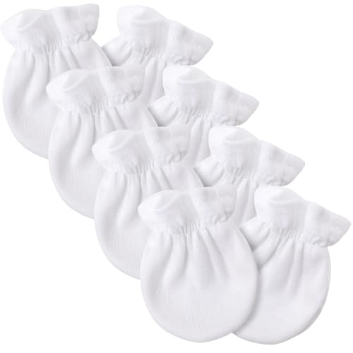 DRESHOW Neugeborenes Baby Fäustlinge Kleinkind Handschuhe Keine Kratzer Fäustlinge Baumwolle Handschuhe für 0-6 Monate