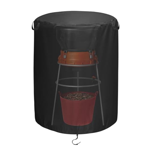 Elektroblatt-Mulcher-Abdeckung, Holzhackerabdeckung, UV-resistente Chipper-Wrap, Kompakte Und Platzsparende Lagerung, Einfach Zu Bedienen Und Zu Warten, 33 X 45 Zoll Für Gartenausrüstung, Rasen Und Ho