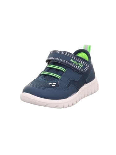 Superfit Jungen Sport7 Mini Lauflernschuh, Blau Hellgrün 8000, 22 EU