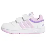adidas Hoops Lifestyle Basketball Hook-and-Loop Shoes Schuhe, Cloud White/Lilac/Violet Fusion, 30 EU
