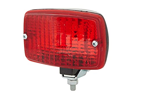 HELLA Nebelschlussleuchte - Halogen - 12V - Anbau - ECE - Lichtscheibenfarbe: rot - Stecker: Flachstecker - links/hinten/rechts - 2NE 002 985-001, Medium
