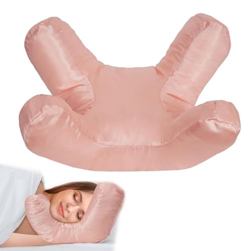 Uuxkgu Flawless Face Pillow,makelloses Gesichtskissen,Anti Falten Kissen,Anti-Falten-Maßnahmen Face Pillow Für Falten,Für Seitenschlaf, Rückenschlaf,Abwärtsschlaf,Nickerchen Zeit
