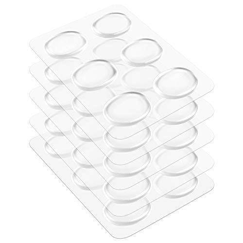 30 Stück Trommeldämpfer Pads Drum Mute Gel Trommelschalldämpfer aus ungiftig Silikon für Schlagzeug Klangregelung Transparent