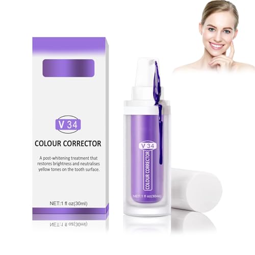 Zahnpasta Weisse Zähne,Purple Teeth Whitening Toothpaste,Lila Zahnpasta Whitening,Lila Zahnpasta zur Zahnaufhellung,Zahnfleisch Reparatur,Sorgt für Eine Effektive Zahnfleckenentfernung