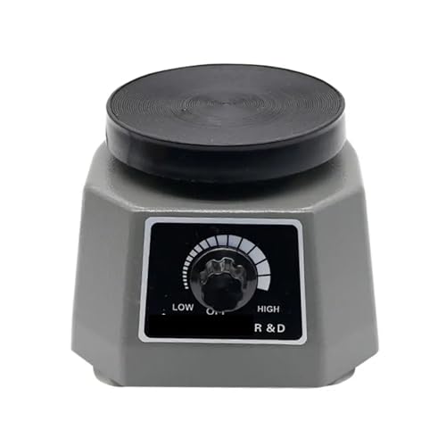 Laborvibrator, Gipsrüttler, runde Platte, kleiner Gips, variable Intensität, Schüttelgeschwindigkeit, einstellbarer Vibrationstisch for Gipsgeräte(220)