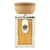 KoMo KoMoMio ECO Getreidemühle elektrisch - Holz, Arboblend® mit Korktrichter - 250W Motorleistung - langlebiges Edelkorund Keramik Mahlwerk - Auch als Gewürzmühle, Salz und Pfeffermühle verwendbar