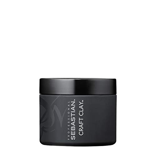 SEBASTIAN PROFESSIONAL CRAFT CLAY – texturierendes Haarwachs (50 ml) – Pomade mit mattem Finish für ein definiertes, natürliches Haarstyling – texturiert und mattiert