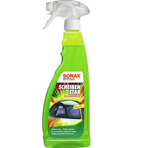 SONAX ScheibenStar (750 ml) kraftvoller Glasreiniger für Fahrzeugscheiben, Scheinwerfer und Spiegelflächen | Art-Nr. 02344000
