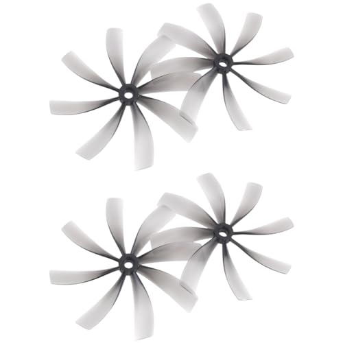 Feriany 2 Paar 3,5-Propeller 89MMx8 89MM 8-Blatt-PC-Propeller für RC FPV Freestyle-Drohnen mit Kanälen