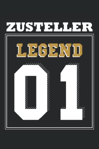 Lieferdienst Legende Postbote Paket Briefträger: Notizbuch & Tagebuch für die beste Berufsgruppe