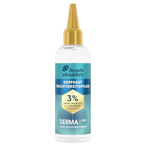 Head & Shoulders DermaXPro Instant Kopfhaut-Feuchtigkeitspflege145ml mit Niacinamid und Ceramid-Komplex für Trockene, Spannende Kopfhaut