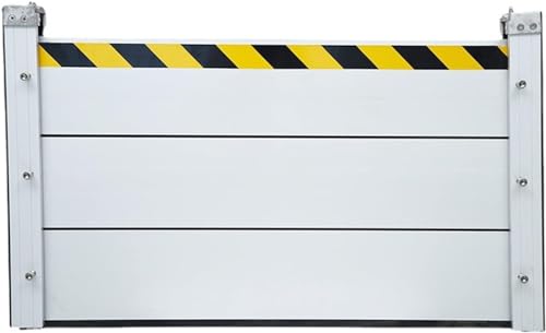 Hochwasserschutz, Hochwasserschutz bei türen, Hochwasserschutz für türen, Aluminium Hochwasserschutz barriere, Geeignet für Unterführungen, Fabrik, Garageneinfah (100 * 60CM)