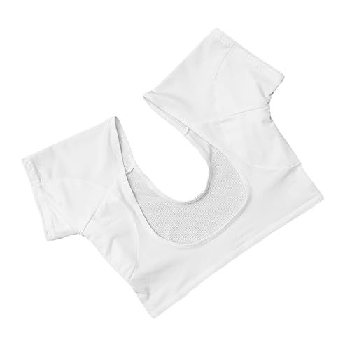 CRILSTYLEO 1stk Sweatweste Transparent Tücher Aufheller Für änner Unter Dem Arm Hoodies Mit Reißverschluss Für Frauen Pads Für Frauen Schwitzen Unterbrust Achselschilde Schwitzhose Weiß