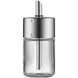 WMF Barista Zuckerstreuer 240g, Glas, Cromargan Edelstahl poliert, ideal für weißer/brauner Zucker, Kakao oder auch als Gewürzstreuer