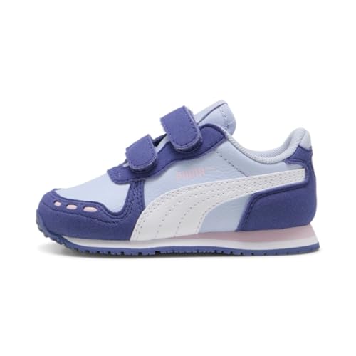 PUMA Unisex Baby Cabana Racer SL 20 V INF Sneaker, COOL Weather White-Blue Crystal-Rose Mauve, 24 EU