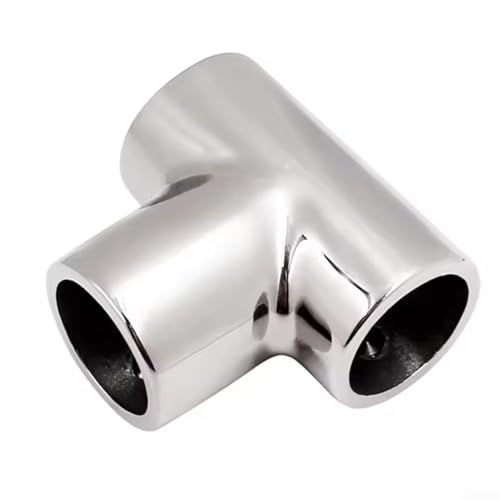 Drei-Wege-Verbinder aus 316 Edelstahl, ideal für Yacht- und Tiefbauprojekte (25 mm)