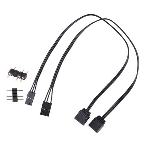 JUNNASALIKER Langlebiger Adapterkabel Für Korsairs QL LL120 ICUE Controller RGB Argb Expanion Beleuchtungskabel