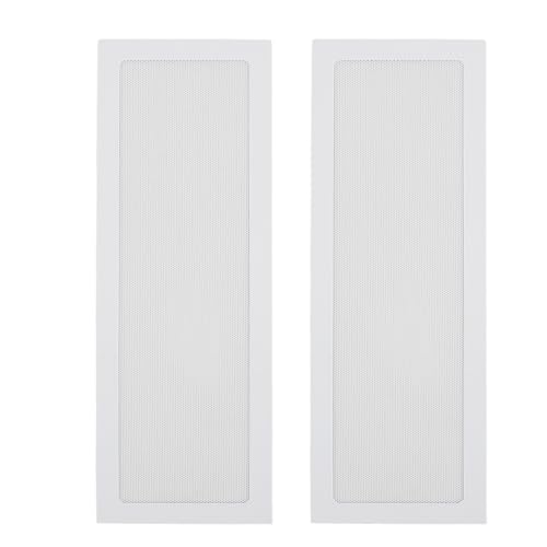 2 PCs PC Lüfter Staubnetzfilter, Magnetrahmen Fine Mesh PVC Computer Lüfterfilter Grills PC -Fall Staubdicht für Computerkühler PSU 4.72x14.17in (Weiß)