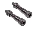 2x Zündkerzenstecker SD05F gerade entstört (5 kΩ) passend für Honda, Yamaha, Suzuki, Kawasaki, KTM – 10 mm/12 mm Zündkerzen, 4-Takt Motorräder, Roller, ATV, Moped