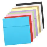 VILLFUL 100 Stück Kraftpapier-Umschläge blanko Kraftkartenrohlinge und Umschläge für die Mitgliedschaft