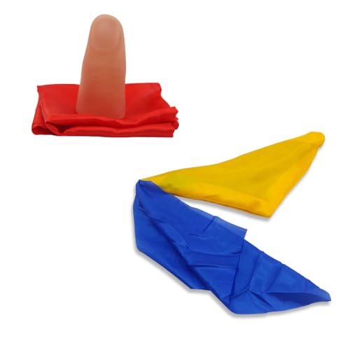 GXGM Magie Schals Zauberrequisiten Taschentuch Farbwechsel Seiden Zaubertricks Zubehör Requisiten für Magier Anfänger Party zeigt Street Magic Liefert, Verschwindender Seidenschal-Requisit