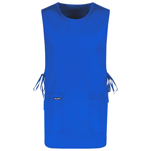 PALLTEX Ampato Überwurfschürze Kochschürze Männer Kochschürze Damen Schürze Damen Schürze Herren für Kochen Basteln Malen Backen mit Tasche Arbeitsschürzen Verstellbare (Blau)