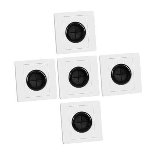 SEWACC 5 Stück Mit Gummipolsterabdeckung Abdeckung Für Steckdosen Abdeckungen Für Durchgangswandplatten Abdeckung Für Wandsteckdosen Kabel Verstecken Wandlöcher Abdeckung Für Wand