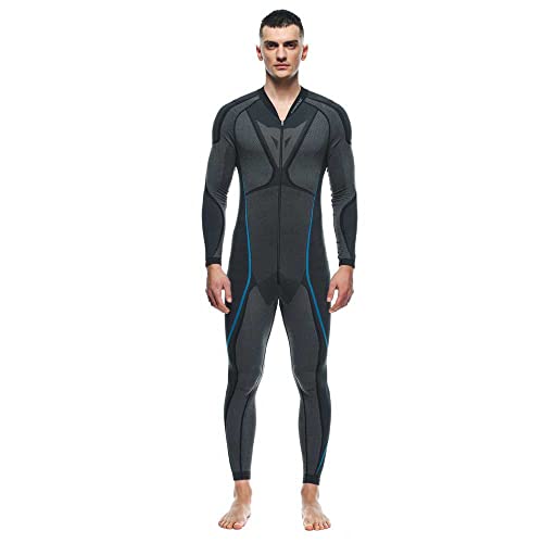 Dainese Herren Dry Suit Baselayer-Set, Schwarz/Blau, XL/X