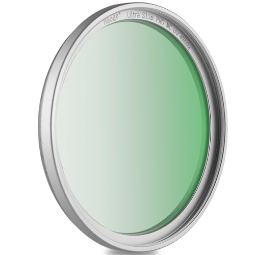 Haoge 49 mm MCUV Objektivschutz Silberfilter für Fuji X100VI X100V X100F X100S X100T X70 RX1 Kameraobjektiv optisches Glas Ultra Slim 18 mehrschichtige Beschichtungen