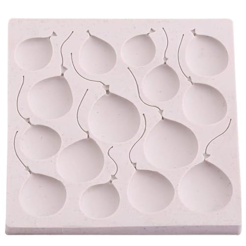 VIFERR Fondant Silikonform Kuchen Fondant Formen 3D Backform Silikon Luftballons Fondant Kuchenform Schokolade Süßigkeiten Form Kuchendekoration DIY Werkzeug (Hellgrau)