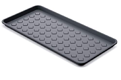 rg-vertrieb Schuhtablett Schuhwanne Schuhmatte Schuhablage Unterlage Untersetzer 71 x 35 x 3,3 cm Abtropfschale Napfunterlage