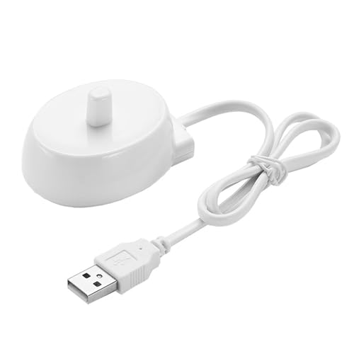 Ladegerät Ersatz für Oral-B, Ladestation Ladegerät für Braun Oral-B Elektrische Zahnbürste 3757 Ladestation, Portable Reise Ersatz Ladegerät für Oral-B Genius Pro Serie Wasserdichter IPX67 (USB Tyle)