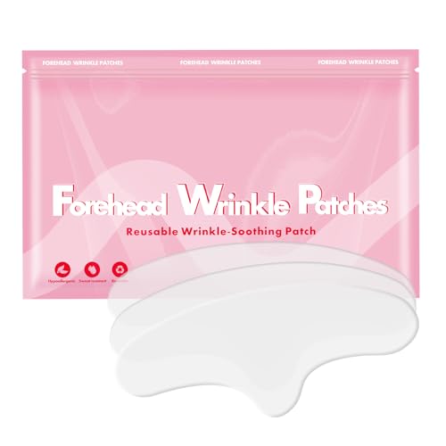 3 Stück wiederverwendbare Stirnfalten-Pads, Anti-Falten-Pflaster für feine Linien, Faltenentferner-Maske, Silikon-Gesichtstape zur Faltenreduzierung, Damen-Gesichtspflege-Set für schöne Hautpflege