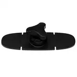 Klebe-Halterung für Buddy Chat Module - Duo und Trio - schwarz - Halter für Headset der Gegensprechanlage - extra Ersatz-Zubehör Klebehalterung Befestigung am Helm