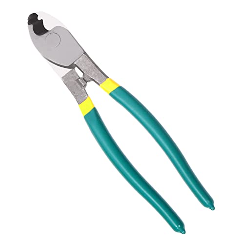 Glarks 20.3 cm Kabelschneider mit hoher Hebelwirkung, robuste Edelstahl-Drahtseilschneider, scharfes Schneiden für Aluminium, Kommunikationskabel, Fahrradbremskabel und Industriewerkzeuge (20.3 cm)