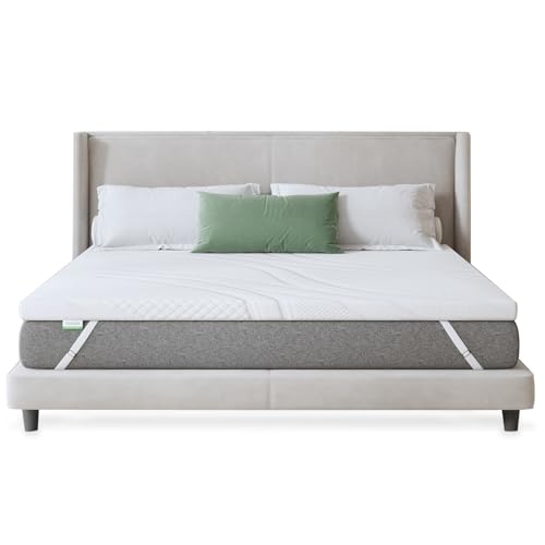 Novilla Matratzen Topper 140x200 5cm Höhe Gel Topper Memory Foam MatratzenTopper für Boxspringbett Wohnwagen Schlafsofa Matratzenauflage Bezug Waschbar Oeko-TEx