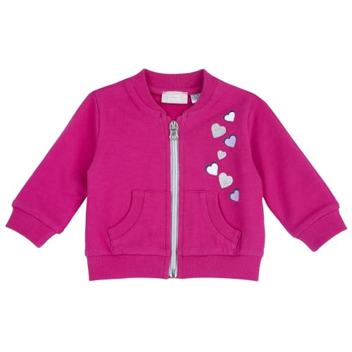 Chicco, Baby Mädchen Sweatjacke, mit Reißverschluss, Bequem und Modisch, aus Weichem Stoff, Maschinenwaschbar, Kinder und Mädchenbekleidung