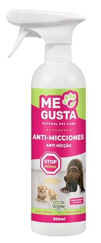 ME GUSTA Anti-Urin-Urin gegen Hunde- und Katzenurin | enthält natürliche abstoßende Wirkstoffe | für den Innen- und Außenbereich | angenehmer Duft | vegan | 500 ml