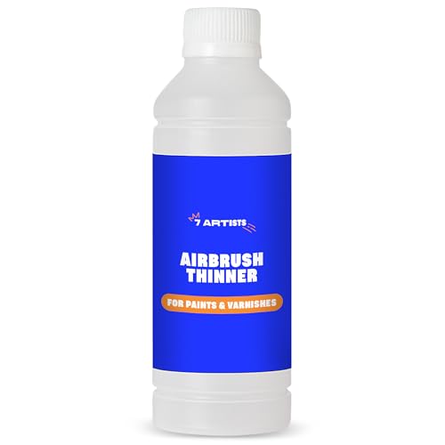 7 Artists Airbrush Verdünner Acrylfarben 250 ml Airbrush Thinner | Airbrush Medium | Acryl Verdünner für Air Brush | Airbrush-Zubehör für Kunst und Hobby