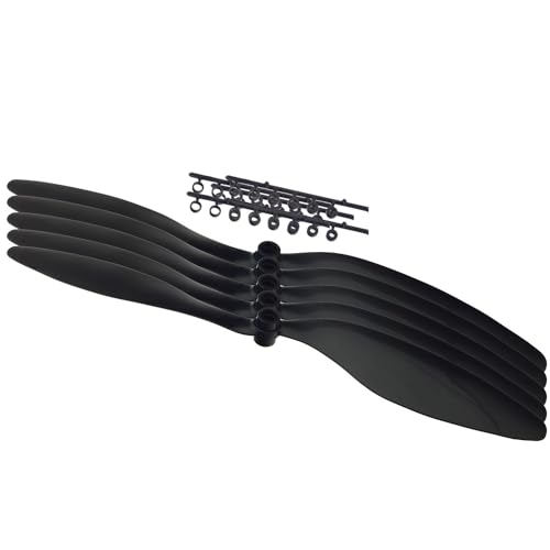 Overdrive-Racing 5X GWS 10x4,7 Luftschraube/Propeller GW/EP1047 254x119 Reduction Propeller Schwarz