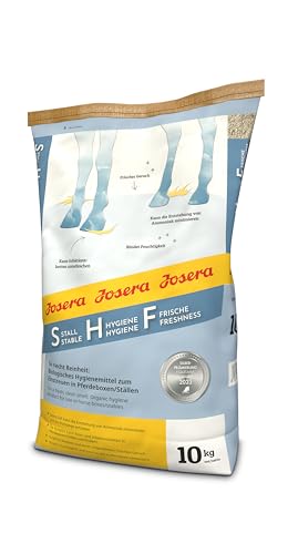 Josera Pferd SHF | Stall, Hygiene, Frische | 10kg | Einstreu für Boxen | Biologisches Hygienemittel | 1er Pack